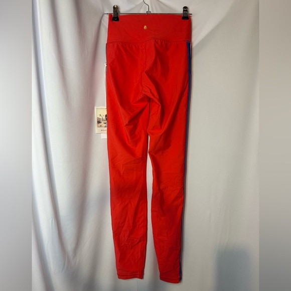 Spiritual Gangster Red and Blue High-Waisted Leggings - Picture 3 of 5